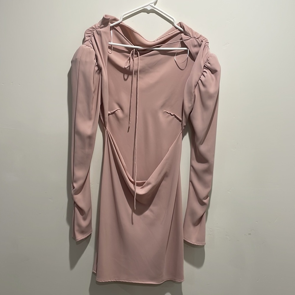 De La Vali Cadaques Ruffled Animal-Print Wrap Dress in Brown Viscose - Picture 2 of 8
